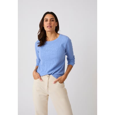 Pull jeu de maille fantaisie DAMART