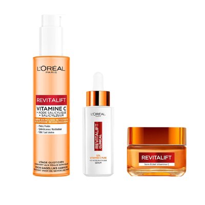 Coffret Vitamine C : Nettoyant + Sérum + Soin L'OREAL PARIS