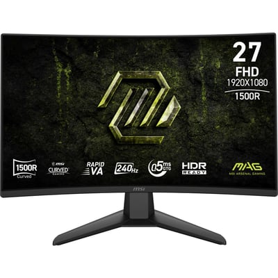Ecran PC Gamer MAG 274CF X24 27" Incurvé 1500R Full HD 240Hz Rapid VA HDR10 MSI