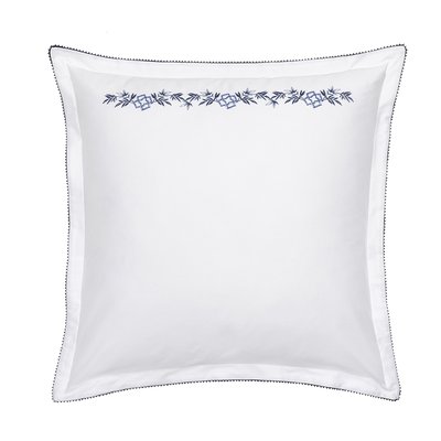 Taie d'oreiller imprimée en satin de coton bio, MIRABEAU ALEXANDRE TURPAULT