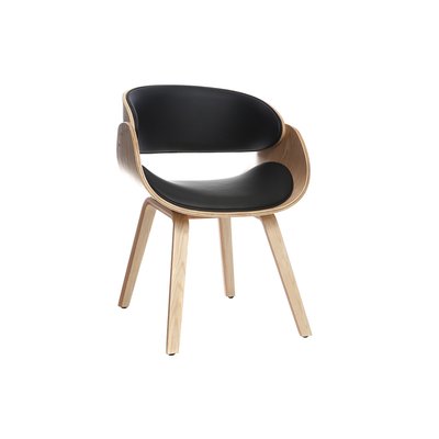 Chaise design pieds bois BENT MILIBOO