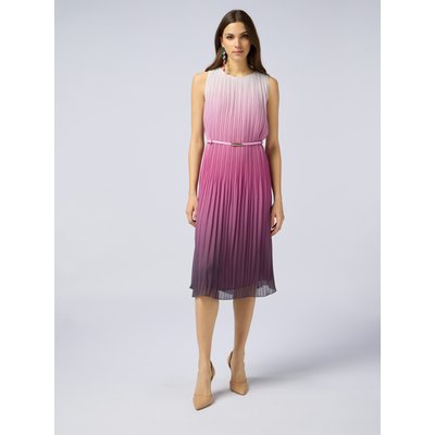 Robe longue sans manches réalisée en georgette OLTRE