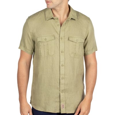 Chemise lin manches courtes SHILTON