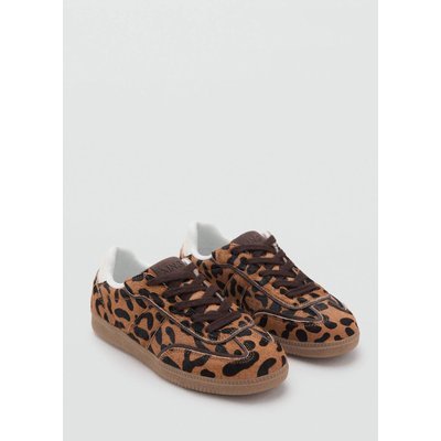 Baskets en cuir léopard MANGO KIDS