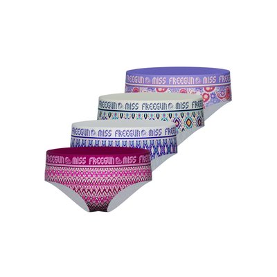 Lot de 4 Culottes microfibre FREEGUN