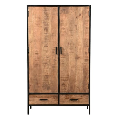 Buffet haut 2 portes bois et métal FULTON PIER IMPORT