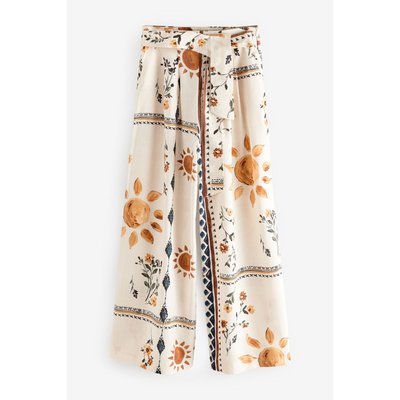 Pantalon coupe large à nouer la taille NEXT