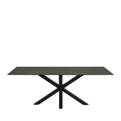 Table à manger 8 personnes en céramique et métal - Eurame DRAWER
