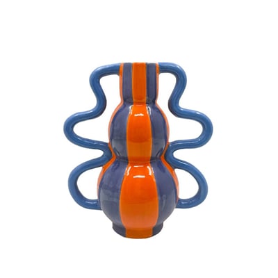 Vase Pop orange violet 20   - POP TABLE PASSION
