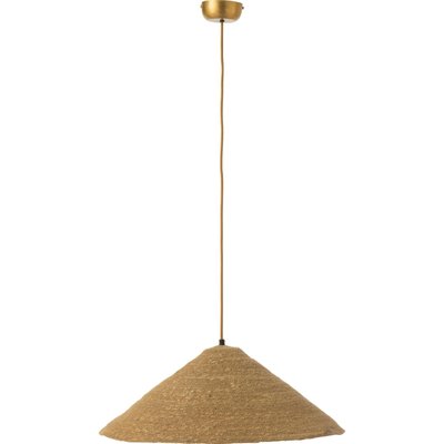 Lampe suspendue chapeau en rotin naturel ambiance chaleureuse RECOLLECTION