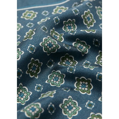 Foulard 100% Soie - Dimensions 75x75 Cm - Multicouleur - Occasion
