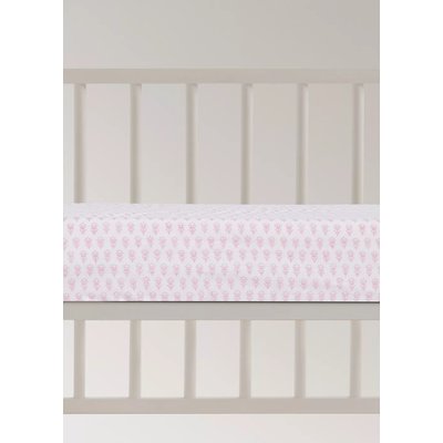 Drap-housse enfant percale de coton mini fleur lit 60 cm MANGO HOME