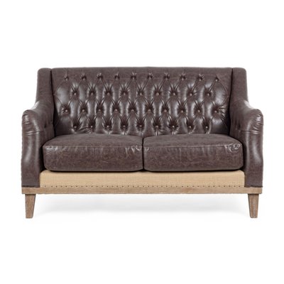Canapé 2 places  Chesterfield - ARTHUR HELLIN, DEPUIS 1862