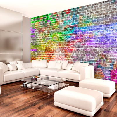 Papier peint intissé panoramique Rainbow Wall EDEN