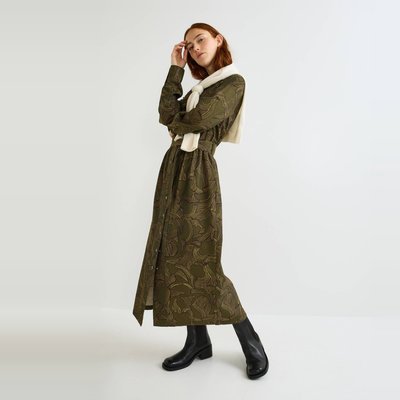 Robe cintrée imprimée MONOPRIX