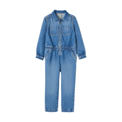 Combinaison en jean style "worker" VERTBAUDET