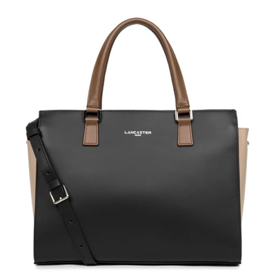 Grand sac cabas main, Made in France SMOOTH LANCASTER