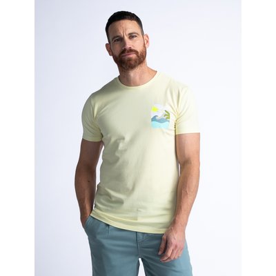 T-shirt à imprimé dorsal tropicale PETROL INDUSTRIES
