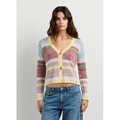 Cardigan En Maille À Rayures PEPE JEANS