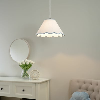 41cm Florence Scallop Trim Shade SO'HOME