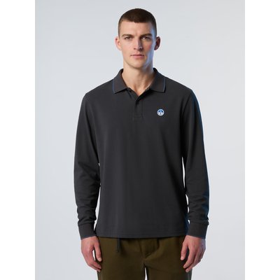 Polo manches longues avec col logo NORTH SAILS