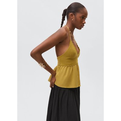 Jupe longue taille froncée MANGO TEEN