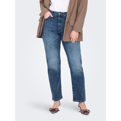 CARWILLOW Taille haute Straight Fit Jeans Jean coupe droite ONLY CARMAKOMA