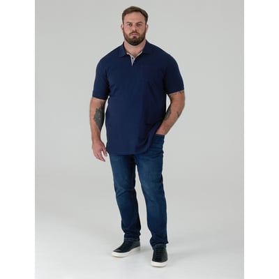 Polo uni manches courtes grande taille GRANT DUKE