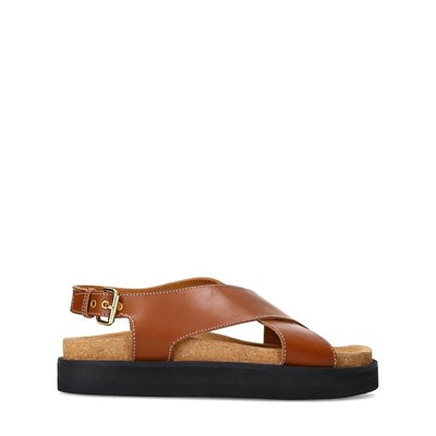 Sandales à plateforme en cuir SACHA