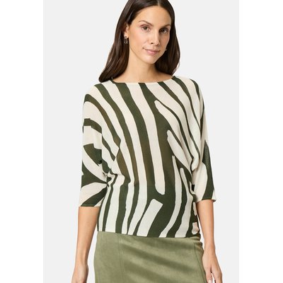 Pull en maille à imprimé ZERO