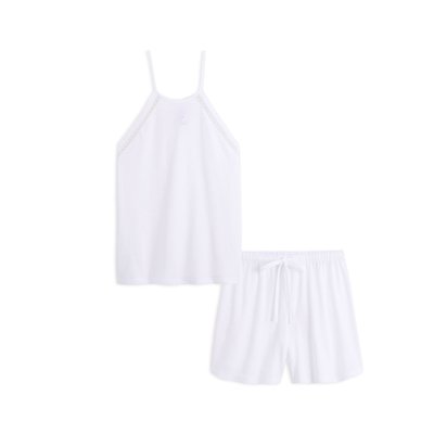Pyjama short col rond en jersey, MATHILDE LAURENCE TAVERNIER