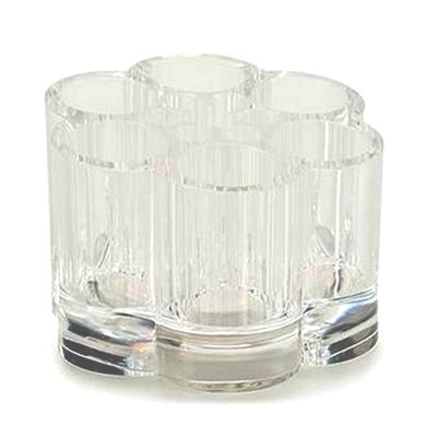 Rangement maquillage acrylique transparent rond WADIGA