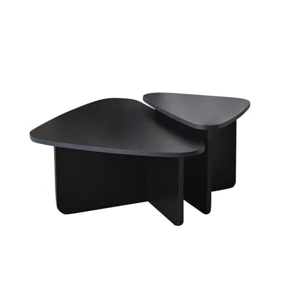 Lot de 2 tables basses triangles - BALLARE CALICOSY
