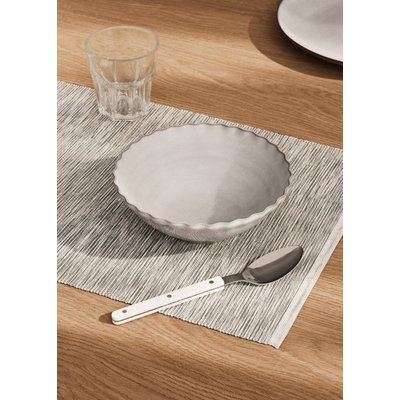 Bol en grès filet ondulé contraste MANGO HOME