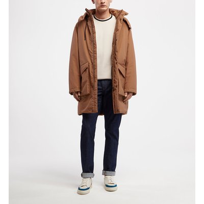 Parka Droite Mi-longue Larkady À Capuche GALERIES LAFAYETTE