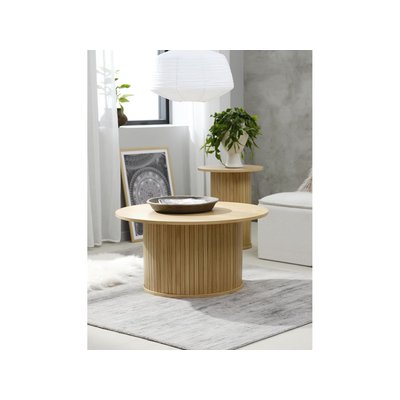 Table basse ronde en MDF, PAULINA BOBOCHIC