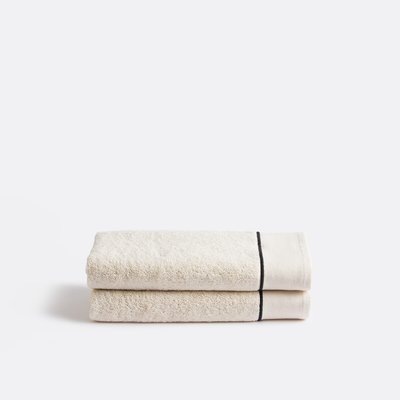 Lot de 2 serviettes de toilette Victor 675 g/m2 LA REDOUTE INTERIEURS