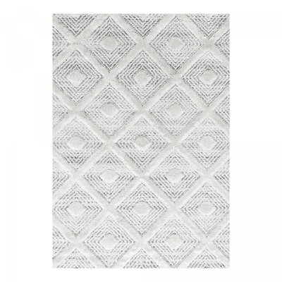 Tapis salon et chambre tissé motif scandinave PISTIOUM UN AMOUR DE TAPIS