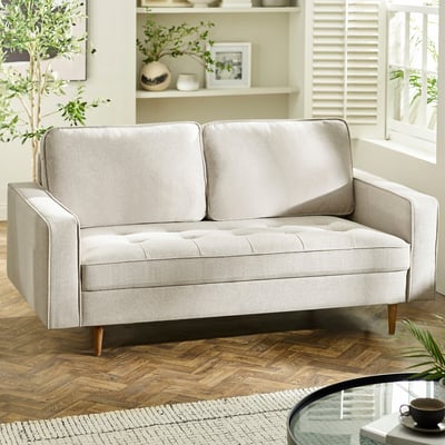 Henny Chenille Upholstered 3-Seater Sofa SO'HOME