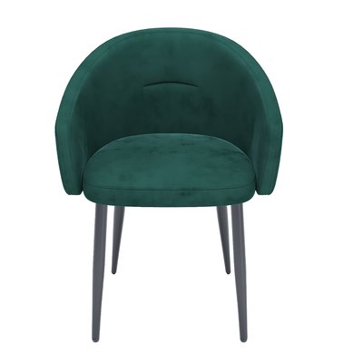 Lot de 2 fauteuils de table design velours - EUGÉNIE POTIRON PARIS