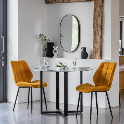 Dover Quilted Dining Chairs (Set of 2) SO'HOME