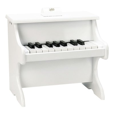 Piano blanc 18 touches avec partitions VILAC