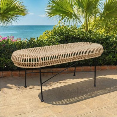 Banc en rotin Broocke WANDA COLLECTION