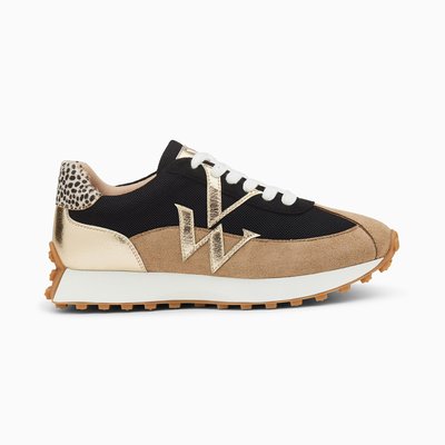 Basket running femme noir La Redoute