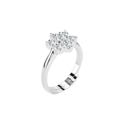 Bague en argent 925 STAR FLOWER BLUESPIRIT
