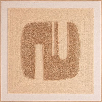 tableau mural doré design contemporain en relief RECOLLECTION