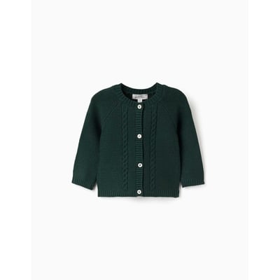 Cardigan en maille avec détails torsadés B&S ZIPPY