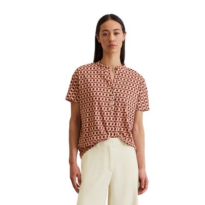 Blouse en jersey à manches courtes relaxed en single jersey imprimé MARC O'POLO
