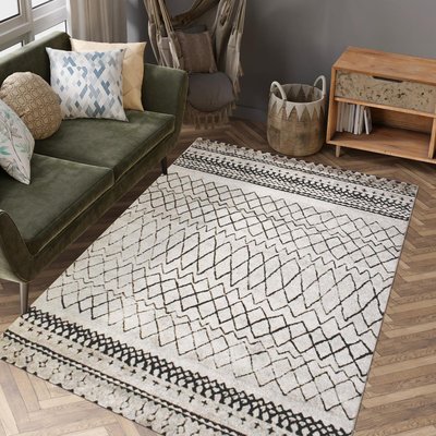 Tapis berbère tissé motifs tribaux MABAL UN AMOUR DE TAPIS