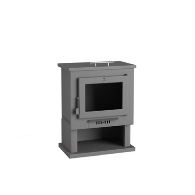 FM Poêle à bois en acier CH-1 11kW avec four FM BIOMASA